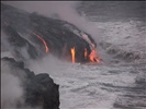 Lava Flowing into Ocean